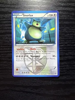 Snorlax (Team Plasma) 101/135 Rare Non-Holo Pokemon TCG Plasma Storm - Image 1