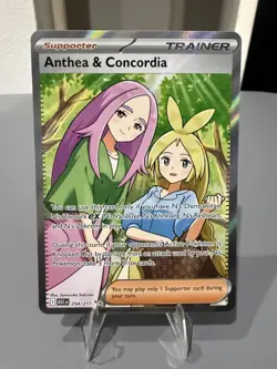 Anthea and Concordia 254/217 Ascended Heroes Pokemon TCG Full Art Trainer - Image 1