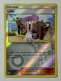 Lillie 122/149 (LP) Reverse Holo Sun and Moon: Base Set 2017 - Image 1
