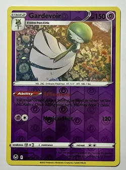 Gardevoir 065/195 (LP) Reverse Holo Sword & Shield: Silver Tempest 2022 Pokemon - Image 1