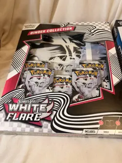 Pokemon TCG Sealed 1x Black Bolt + 1x White Flare Binder Collection - Brand New - Image 2