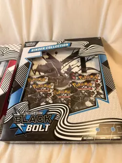 Pokemon TCG Sealed 1x Black Bolt + 1x White Flare Binder Collection - Brand New - Image 3