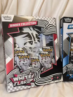 Pokemon TCG Sealed 1x Black Bolt + 1x White Flare Binder Collection - Brand New - Image 5
