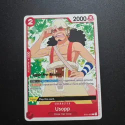 Usopp Super Pre-Release - ST01-002 LP One Piece TCG ENGLISH Near Mint Straw Hat - Image 1