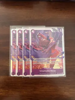 One Piece TCG Vinsmoke Reiju OP12-063 SR Legacy of the Master 4X PLAYSET - Image 1