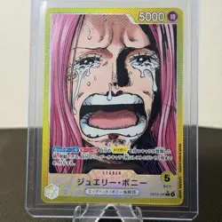 Jewelry Bonney OP13-100 L Parallel Carrying on His Will ONE PIECE Card Japanese - Image 1
