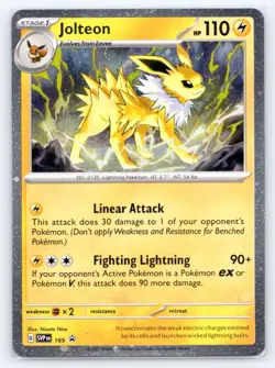 Jolteon 169 Cosmos Holo Pokemon Card TCG - Image 1