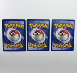 Pokemon TCG Kabuto Fossil #50/62 3-Card Lot WOTC Vintage 1999 - Image 2
