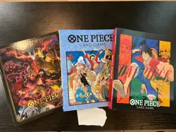 ONE PIECE Card Game 9 Pocket Binder 2022 Ver.1, 2, 3 Bandai Japan - Image 1
