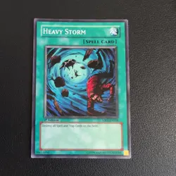 Yu gi oh card heavy storm 1st edition YSDJ-EN024 1996 ( spell card ) - Image 1