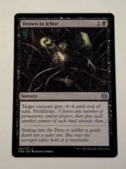 MTG Drown in Ichor - Phyrexia All Will Be One LP - Image 1