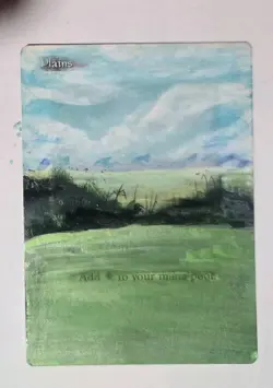 MTG - Fourth Edition - #188 Plains (A) - ALTERED - Image 1