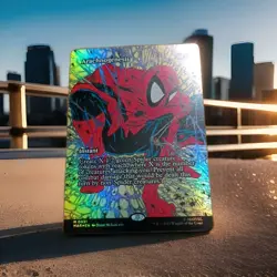Arachnogenesis - Borderless Foil - Marvel's Spider Man - NM- MTG - Image 1