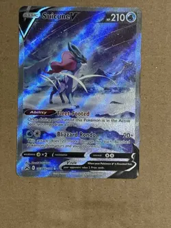 Pokemon Suicune V GG38/GG70 Crown Zenith Galarian Gallery Ultra Rare Holo - Image 1