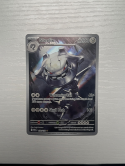 Steelix 150/132 Me01: Mega Evolution Holo Illustration Rare Pokemon - Image 1