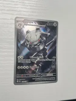 Steelix 150/132 Me01: Mega Evolution Holo Illustration Rare Pokemon - Image 3