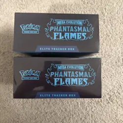 Pokemon Mega Evolution Phantasmal Flames Elite Trainer Box ETB SEALED Lot Of 2 - Image 3