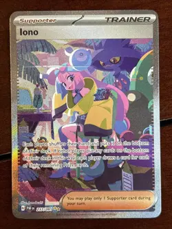 Pokemon Paldean Fates Iono 237/091 Special Illustration Rare - Image 1
