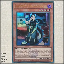Chamber Dragonmaid - BLMM-EN062 - Ultra Rare 1st Edition Yugioh - Image 1