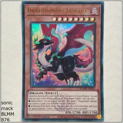 Dragonmaid Tinkhec - BLMM-EN059 - Ultra Rare 1st Edition Yugioh - Image 1
