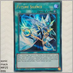 Future Silence - MP25-EN193 - Ultra Rare 1st Edition Yugioh - Image 1