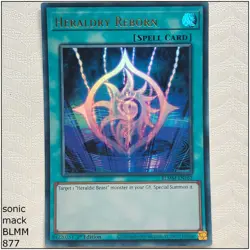Heraldry Reborn - BLMM-EN162 - Ultra Rare 1st Edition Yugioh - Image 1