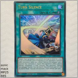 Turn Silence - MP25-EN192 - Ultra Rare 1st Edition Yugioh - Image 1