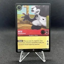 Pete Steamboat Rival Disney Lorcana Shimmering Skies EN5 Cold Foil 116/204 - Image 1