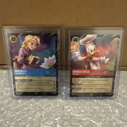 Disney Lorcana Magical Places Epcot 2026 Rapunzel & Donald Duck Promo Set Of 2 - Image 1