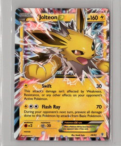 Jolteon EX - 28/83 - Pokemon Generations XY Ultra Rare Card LP - Image 1