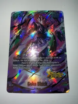 Goku Black FS10-04 Bonus Pack Gold Alternate Art Dragon Ball Legends Card - Image 1