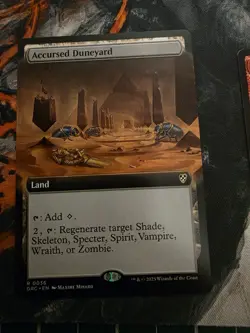 Accursed Duneyard #0036 (Extended Art) Commander: Aetherdrift Regular NM - Image 1