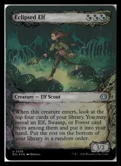 MTG #ECL0336 Eclipsed Elf - Image 1