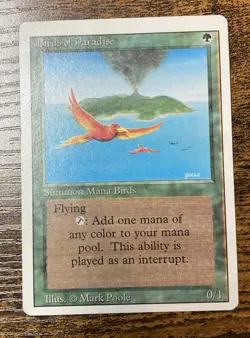 MTG - Birds of Paradise - 3rd Edition Revised - 1x - LP (Magic: The Gathering) - Image 1