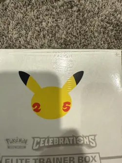 Pokemon Celebrations Elite Trainer Box ETB TCG 25th (Tear!) New Sealed *Read 820650809439 - Image 2