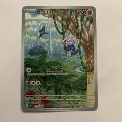 Meditite 153/142 Stellar Crown Illustration Rare Pokemon TCG NM - Image 1