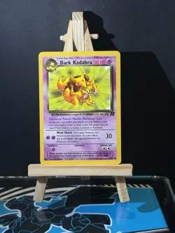 Pokemon TCG Dark Kadabra Card 39/82 Team Rocket WOTC Uncommon - Image 1