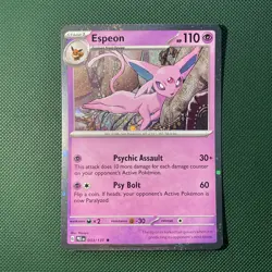 Pokemon | Prismatic Evolutions | ESPEON | 033/131 | Cosmos Holo Costco Exclusive - Image 1