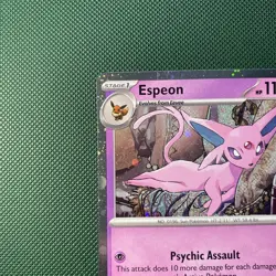 Pokemon | Prismatic Evolutions | ESPEON | 033/131 | Cosmos Holo Costco Exclusive - Image 2