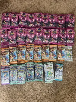 Lot Of 322 - Japanese Pokemon Booster Pack Lot - SEALED - LOOSE - Image 1