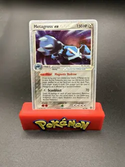 Pokemon TCG Metagross EX Holo Ultra Rare D&P Power Keepers 95/108 LP - Image 1