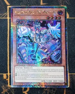 YUGIOH Vanquish Soul Dr. Mad Love (RA04-EN045) Quarter Century Secret Rare 1st - Image 1
