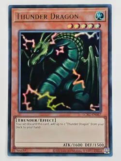 Yu Gi Oh - LCKC-EN067 Thunder Dragon - Ultra Rare - Image 1