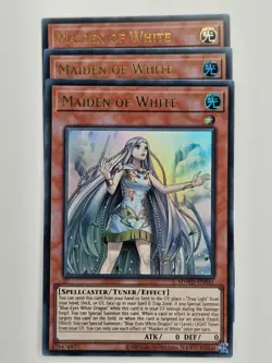 Yu Gi Oh - 3x SDWD-EN041 Maiden of White - Ultra Rare - Image 1