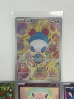 Marill 232/217 Illustration Rare Pokemon Card Ascended Heroes with 3 holo cards - Image 2