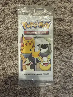 SEALED Pokemon General Mills 25th Anniversary Booster Pack - 3 Cards/Pack - NEW - Image 1