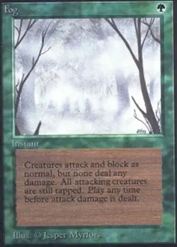 Fog ~ Moderately Played Unlimited MTG Magic UltimateMTG Green Card - Image 1