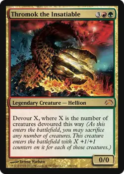 MTG Planechase - Thromok the Insatiable NM - Image 1