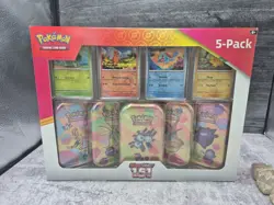 Pokemon TCG 151 Mini Tin Bundle Costco Exclusive – 5 Tins – Factory Sealed. - Image 1