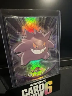 Rainbow Foil Topps Pokemon 94 Gengar Blue Label NM-LP - Image 1